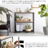 テレビ台 テレビボード トシェルフ 木製 アイアンフレーム 3段 タバス TABAS アンティーク調 幅80 アイアンラック オープンラック 北欧 おしゃれ 無垢材 アイアン シェルフ ディスプレイ ＴＶ台 棚 スチールシェルフ 新生活