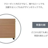 ラック クローゼット 収納 2個セット A4ファイル 幅26.5 奥行58 .5 キャスター付き ワイド ワゴン 大容量 日用品 生活用品 隙間 棚 本棚 コミック スライド 新生活