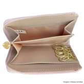 【1月20日入荷分予約受付中】 ちいかわ Lファスナー コインケース キーケース ピンク モノグラム 型押し レディース キャラクター グッズ 鍵入れ 小銭入れ ポーチ ミニ 財布 おしゃれ かわいい ギフト