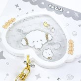 サンリオ こぎみゅん シャカシャカアクリルキーホルダー ホワイト Sanrio