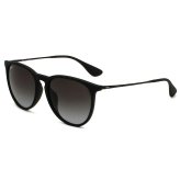 レイバン Ray-Ban サングラス エリカ ローブリッジフィット UVカット アイウェア ボストン ウェリントン 0RB4171F 622/8G 57 メンズ レディース ユニセックス ラバーブラック+ライトグレーグラデーション ダークグレー 海外正規品