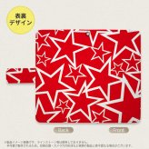 Galaxy A23 GalaxyA23 手帳型スマホケース カバー 星 赤 白 2022年 10月発売 nk-004s-a23-dr1120