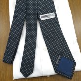 ミチコロンドン ネクタイ  MICHICO LONDON ML31 ネイビー/モスグリーン ブランド ネクタイ 幅7.5cm シルク  日本製 イタリア製生地 ネクタイブランド・ブランドギフト バースデー/誕生日/お祝い クリスマス/バレンタイン/成人祝い 父の日/入社祝い/就職祝い