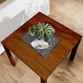 ダイニングテーブル 単品 80cm幅 木製 2人用 チーク無垢材 角型 コンパクト コーヒーテーブル 机 インテリア おしゃれ ナチュラル 天然木 北欧 カフェ 食卓 モダン 新生活