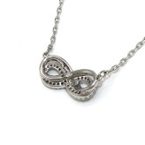 スワロフスキー swarovski ネックレス Hyperbola パヴェ インフィニティ 5687265 ハイパーボラ ペンダント アクセサリー レディース シルバー+ホワイト 海外正規品