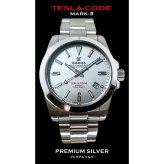 ジーダ ZEEDA テスラコード マーク2 TESLA-CODE MARK-II PREMIUM SILVER 腕時計 メンズ 自動巻き ZD-TC2-SIL