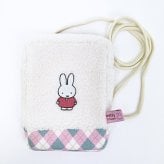 ミッフィー miffy どっとポーチ (ピンク) ショルダーバッグ MIFFY CHECKシリーズ