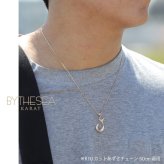 ゴールド ネックレス ハワイアンジュエリー フィッシュフック モアナ イエローゴールド ネックレス 刻印 無料 誕生石入れ可 幸せを釣上げる 14K K14 K10カットあずきチェーン太さ0.9mm ギフトラッピング可能 プレゼント ハロウィン 【品番：CG-GP113-228SDC4】