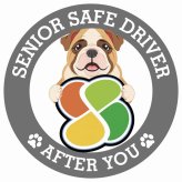 カーサイン 高齢者マーク SENIOR SAFE DRIVER ブルドッグ ステッカー シール 直径13cm 肉球 日本製 車