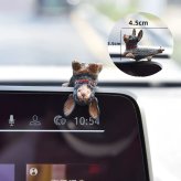 犬 置物 5個セット かわいい ミニチュア ドッグ オブジェ カートゥーン デスク 飾り 車内アクセサリー パソコン モニター 卓上 インテリア 雑貨 オフィス プレゼント