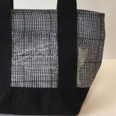 ランチバッグ 保冷 ねこ 刺繍 マチ 広い ファスナー 保温 ペットボトル メンズ レディース 大容量 保冷バッグ お弁当バッグ ランチバック お弁当入れ 弁当入れ バッグ 弁当袋 おしゃれ お弁当袋  高校生 チェック
