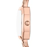 フォッシル FOSSIL 腕時計 レディース HARLOW アナログ グリーンレザー＆ローズゴールドトーン ステンレススチールウォッチ ES5498【2026 新作】