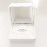 pt900 プラチナV字リング【刻印無料】結婚指輪 マリッジリング プラチナ900 ダイヤモンド 天然石 4月 誕生石 ペアリング ペア V字型 レディース ペア マリッジ 結婚 結婚式 誕生日 プレゼント ギフト包装 彫金 ハンドメイド 手作り 箱入り Grand Galleria グランドガレリア