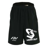テニス ハーフパンツ ドライ メンズ ウェア レディース ジュニア 練習着 短パン 速乾 スポーツ 名入れ おしゃれ 半スボン 文字入れ無料 「ゴリラワークアウト テニス」 アートワークスコウベ 【送料無料】