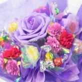キャンディー フラワー ブーケ 花 造花 プレゼント 卒業 卒園 オレンジ むらさき ピンク 赤 水色 青 黄緑 黄色 誕生日 女性 祖母 友達 退職祝い 上司 還暦祝い 結婚記念日 母の日 両親 発表会 贈り物 送別会 歓迎会 送料無料 