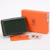 ベリーズヨーク　BELLIES YORK　カードケース　名刺入れ　BYTM1881GR　グリーン　緑色　ベジタブルタンニン　イタリアンレザー　牛革　”エイジングを楽しむ革小物”