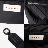マルニ MARNI PUFF E/W TOTE BAG パフ トートバッグ BMMP0131U2 P8068 ショルダーバッグ メンズ レディース バッグ ブラック