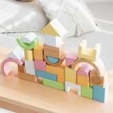 積み木 SOUNDブロックス Large シャーベットカラー | 誕生日プレゼント   1歳 1歳半 2歳 女の子 男の子 名入れ 誕生日 プレゼント おもちゃ 木のおもちゃ 木製玩具 木製 知育玩具 誕生日 クリスマス プレゼント 入園祝い ギフト ベビーギフト エデュテ