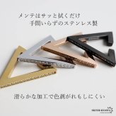 ステンレス トライアングルイヤーカフ フェイクピアス ノンホール 三角 穴不要 メンズ レディース 耳飾り シンプル ゴールド 金 片耳用 イヤリング 男性 女性