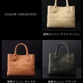 スモールクロコダイル メンズ トートバッグ 植物タンニン鞣し GranCroco 2way 日本製 クロコ 本革 センター取り A5サイズ ギフト プレゼント 4FA (06001993-mens-1r)