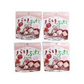 (全国送料無料)お菓子 詰め合わせ パリふわっマシュマロチョコレート いちご味【4個】メール便 (4901661107359sx4mz)【送料無料 詰め合わせ おやつ 小袋 個包装 お試し】