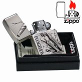 【名入れ】送料無料 zippo  ジッポーライター ヱヴァンゲリヲン EVANGELION メタルレリーフ　ロンギヌスの槍　銀古美仕上げ シリアルナンバー入り EV-Longi かっこいい アニメ 誕生日 ギフト プレゼント  [zEV-Longi]