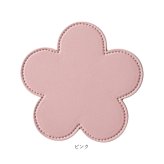 コースター 木製 通販 PUレザーコースター コップ敷き 花 敷物 茶托 茶たく お茶 カフェ コーヒー 雑貨 食器 来客用 おもてなし 耐熱 シンプル モダン おしゃれ キッチン雑貨 テーブルウェア かわいい