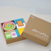積み木 SOUNDブロックス スタンダードカラー | 誕生日プレゼント   1歳 1歳半 2歳 女の子 男の子 名入れ 誕生日 プレゼント おもちゃ 木のおもちゃ 木製玩具 木製 知育玩具 誕生日 クリスマス プレゼント 入園祝い ギフト ベビーギフト エデュテ