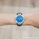 エルブラン HERBELIN ニューポート NEWPORT 43mm 腕時計 メンズ クオーツ H24688A15 ラウンド 革ベルト ネイビー マレオグラフ 35周年記念