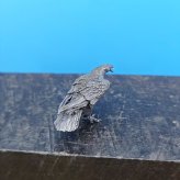 ワシ 置物 真鍮製 ミニチュア イーグル 鷲 オブジェ アンティーク調 動物 鳥 フィギュア インテリア 雑貨 デスク 飾り コレクション レトロ