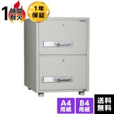 ラック 【受注生産】ダイヤセーフ 耐火キャビネット 2段式オートロック DSF680-2K 新生活