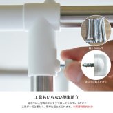 ワンタッチ収納洗濯物干しラック ワイド ONLR-0065 ワンタッチ収納洗濯物干しラック onlr-0065 収納 洗濯  洗濯物干し 物干し 洗濯物 ラック 伸縮 ワンタッチ ワイド 大容量 新生活 一人暮らし シンプル コンパクト ステンレス ランドリー ホワイト ブラック
