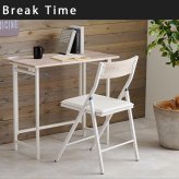 デスクチェア 折りたたみ セット かっこいい : 幅80×奥行45×高さ72cm、 幅44×奥行46×高さ78.5×座面高46cm ユニット 送料無料 北欧 モダン 家具 インテリア ナチュラル テイスト 新生活 オススメ おしゃれ 必要な時だけ広げて
