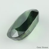 大粒 グリーンサファイア 3.790ct ルース 宝石 裸石 サファイア 緑 ダーク グリーン ジュエリー オリジナル 制作 コレクション 誕生石 9月 記念 お守り 誕生日