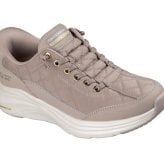 スケッチャーズ スリップインズ レディース スニーカー 靴 コンツアーフォーム - コージーフィット ゴールデン アワー SKECHERS Slip-ins 150413 ノーマル幅 ハンズフリー 軽量 スリッポン ゴム紐 キルティング