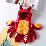 ペット コスプレ 衣装 ロブスター カニ 着ぐるみ 犬用 立体 変身ウェア 面白い かわいい 仮装 なりきり 写真撮影 パーティー ハロウィン 小型犬 中型犬 ギフト