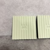 soil DRYING BOARD 2枚入り ワイングラス コップ 水切り 珪藻土 自然素材 高い吸水性 キッチン用品 おしゃれ 日本製