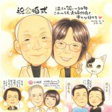 金婚式の記念に、似顔絵なら思い出が大盛りになります。初めての似顔絵注文でも安心です。 金婚式 似顔絵 プレゼント ギフト 贈り物 手描き 名入れ 金婚式 銀婚式 結婚記念日 おばあちゃん 夫婦 祖母 家族 おじいちゃん 名入れ 下書き確認 修正無料 親孝行 喜ばれる そっくり 似てる 50周年 長寿 結婚記念日 親孝行 感謝 米寿祝い 卒寿祝い 傘寿祝い ウェディングギフト バレンタインデー