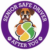 カーサイン 高齢者マーク SENIOR SAFE DRIVER ボクサー ステッカー シール 直径13cm 肉球 日本製 車