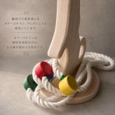国産ヒノキのネコの輪投げ｜木製知育玩具・輪投げのおもちゃ｜子ども向け木のおもちゃ｜誕生日・クリスマスプレゼント