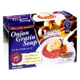 PILLBOX（ピルボックス）オニオングラタンスープ　10食入り　3種のオニオン、2種のチーズをのせたフランスパン付き　フーズドライ製法　#559266　乾燥スープ　家族の食卓　オフィスランチ　来客時のおもてなし