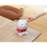 【直送】ハシー 体操ブーブー 体操ブーブーメガ [26-0254-100] OX-3572 レッド ラジオ体操 第1 第2 収録 音量調整 豚 おもちゃ 健康グッズ 運動習慣 メディア紹介 敬老の日 プレゼント ギフト