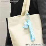 ハンギョドン ハンドストラップ 3Dマスコット付き スマホ 携帯 ストラップ 落下防止 キャラクター グッズ 雑貨 キーホルダー ストラップホール カラビナ付き かわいい おしゃれ プレゼント ギフト サンリオ正規ライセンス品