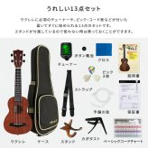 初心者でも始めやすい ウクレレ 13点セット 23インチ(コンサート)