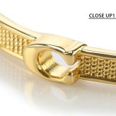 コーチ バングル レディース ブランド COACH シグネチャー C テクスチャード ブレスレット 581277GLD710 ゴールド アクセサリー