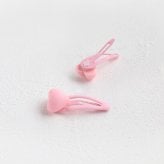 ヘアピン 通販 Rora パッチン留め 子供用 キッズ ヘアアクセサリー ヘアクリップ スリーピン 前髪クリップ パステルカラー ハートモチーフ ミニサイズ 髪飾り 髪留め 女の子 子ども ヘアアレンジ