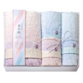 今治 しまなみ匠の彩 花つぼみ タオル ギフトセット 3種 計4枚入 今治タオル 綿100％ タオルセット【北海道・沖縄県・離島 配送不可】