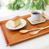 トレー トレイ お盆 おしゃれ 正月 お供え 和 ティー 木製 大型 カフェ パン 北欧 おぼん オーダー アンティーク 漆 木目 小 深型 ホテル 天然木 軽い 浅型 お茶 かわいい 漆塗り ブラウン ランチョン 2寸 尺2寸 高級