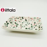 イッタラ（iittala）２枚セット　 ヘレ　オイバ トイッカ　プレートA7 7×10cm ピンクグリーン小皿／豆皿（角皿）【結婚祝】【出産祝】【引越祝】【記念品】