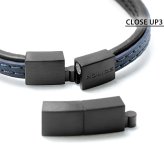 ポリス ブレスレット メンズ ブランド POLICE LAYERLOCK GB0082903 ブルー ブラック アクセサリー
